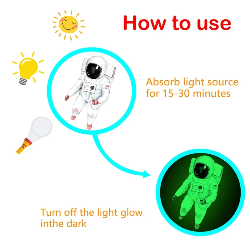 849 шт./набор Светящиеся Настенные наклейки в горошек