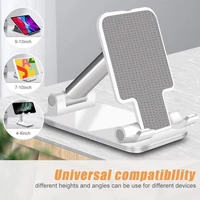 portable desktop mobile phone holder stand for iphone ipad adjustable tablet foldable table cell phone desk stand holder