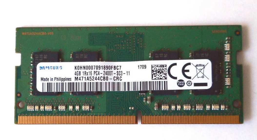 

RAM 4GB 1RX16 PC4-2400T M471A5244CB0-CRC 4G 2400 Notebook Memory Stick