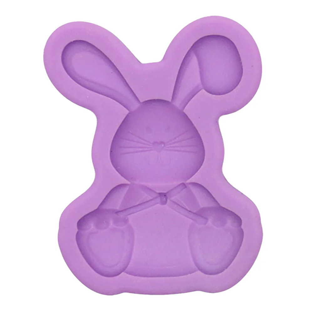 

Baking Molds Easter Rabbit Silicone Candy Cookie Animal Bunny Diy Cube Cake Dessert Mould Chocolate Moulds Biscuit Mousse Soap