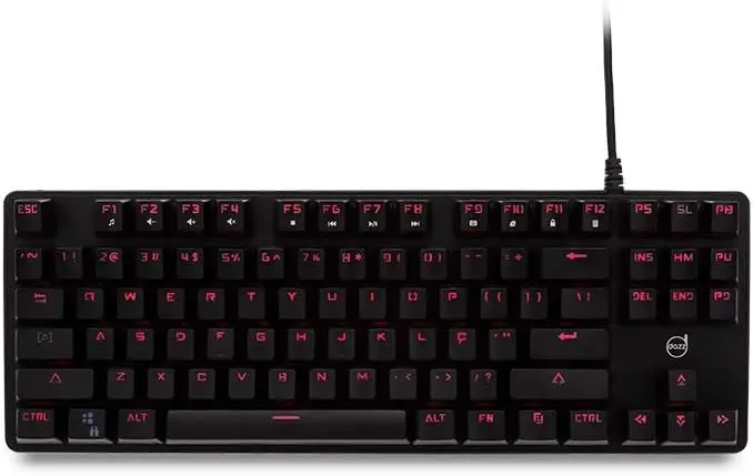 

2023 MECÂNICO ALPHA RED GATERON RED USB 2.0 teclado mecânico gamer