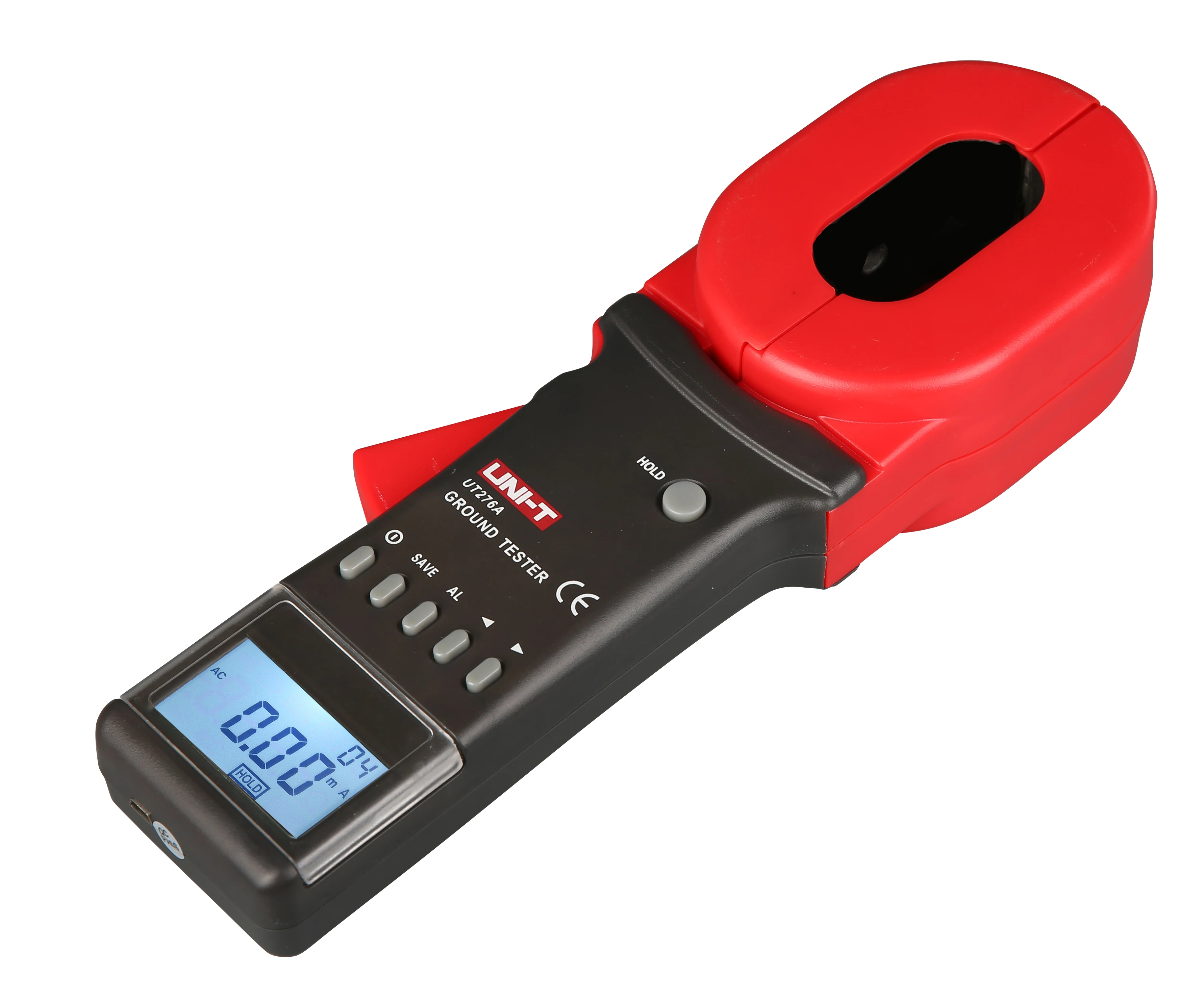 

Clamp Meters Ohmmeter w/ RS-232 Interface Megohmmeter UNI-T UT276A Auto Range Digital Clamp Earth Ground Resistance Testers