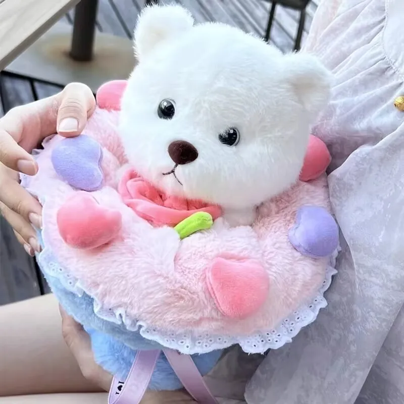 

Kawaii Bouquet Teddy Flowers Toys For Girls/Women Best Gifts For Valentine's Day Kawaii Bear Bunny Doll Flowers Kids Xmas Gifts