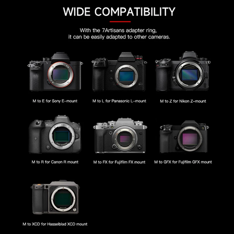 7artisans M35 мм F2.0 35 полный каркас для портретной основной ручной камеры объектив Leica