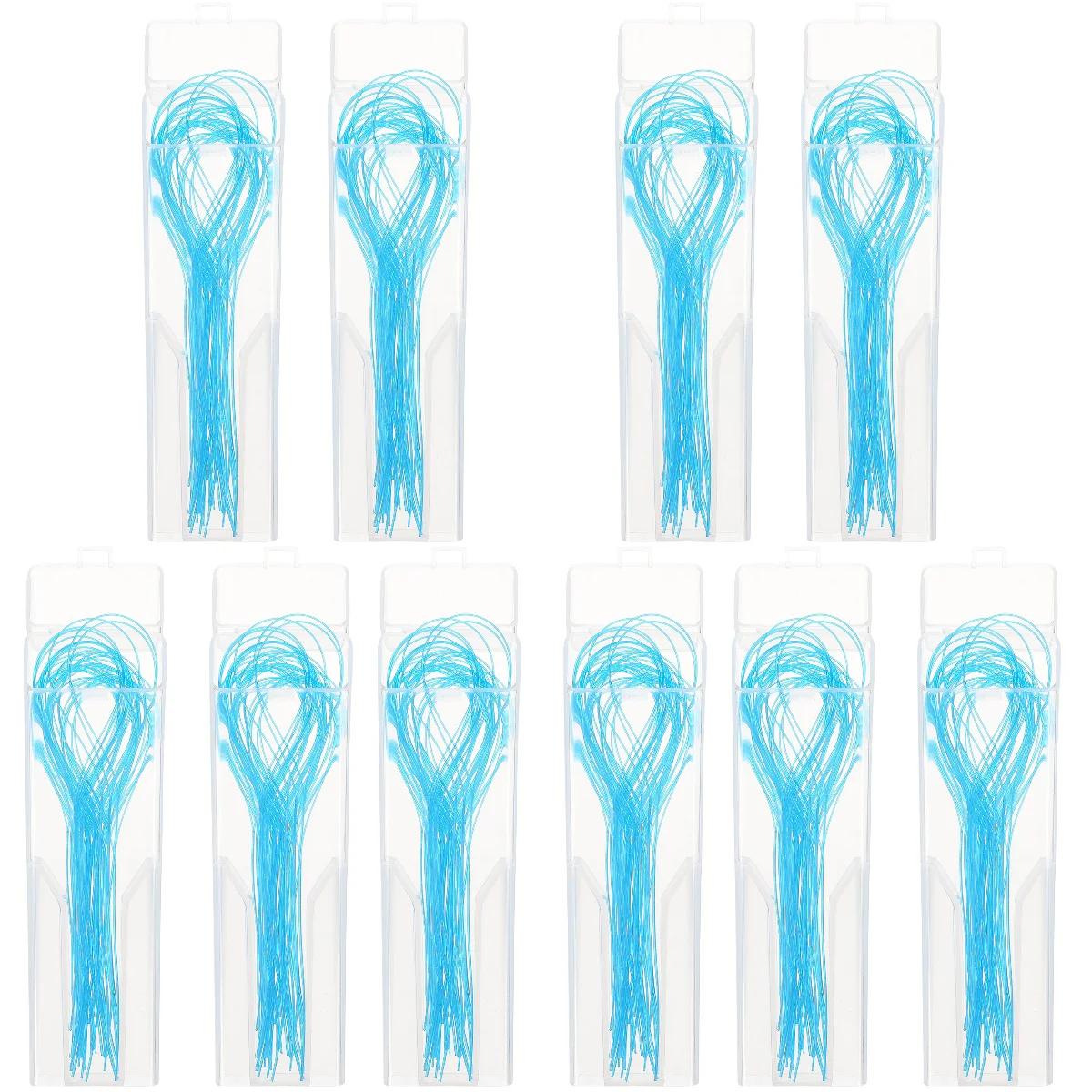 

10 Boxes Dental Floss Threading Threaders Teeth Cleaning Supplies Professional