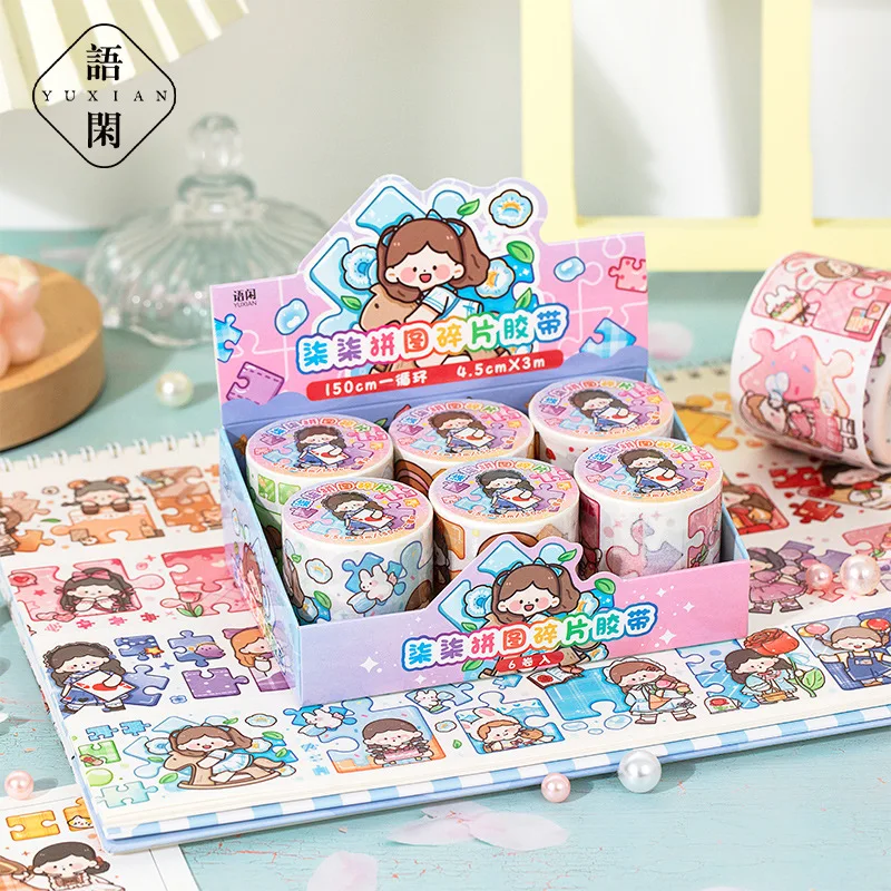 

1pcs/1lot Decorative Adhesive Tapes Dicky's Puzzle Office Masking Tapes Scrapbooking Japanese Stickers