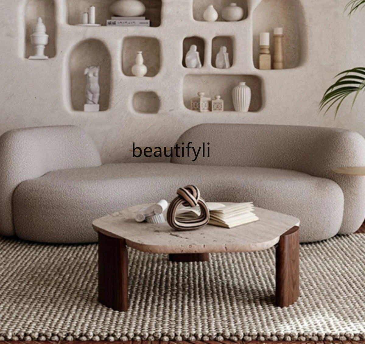 Современный металлический диван Lishan из ткани в скандинавском стиле креативная