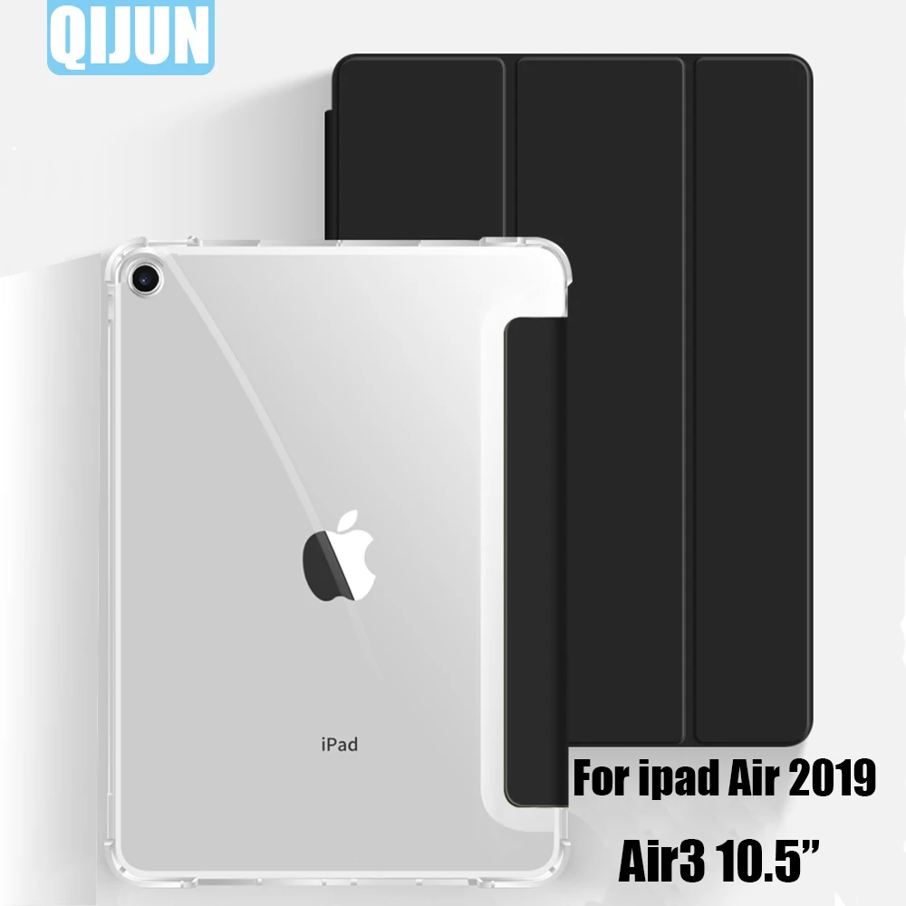 

Flip Tablet Case For Apple ipad Air 3 10.5" 2019 Funda Smart sleep wake Protector Tri-fold Cover Folio For 3th A2152 A2123 A2153