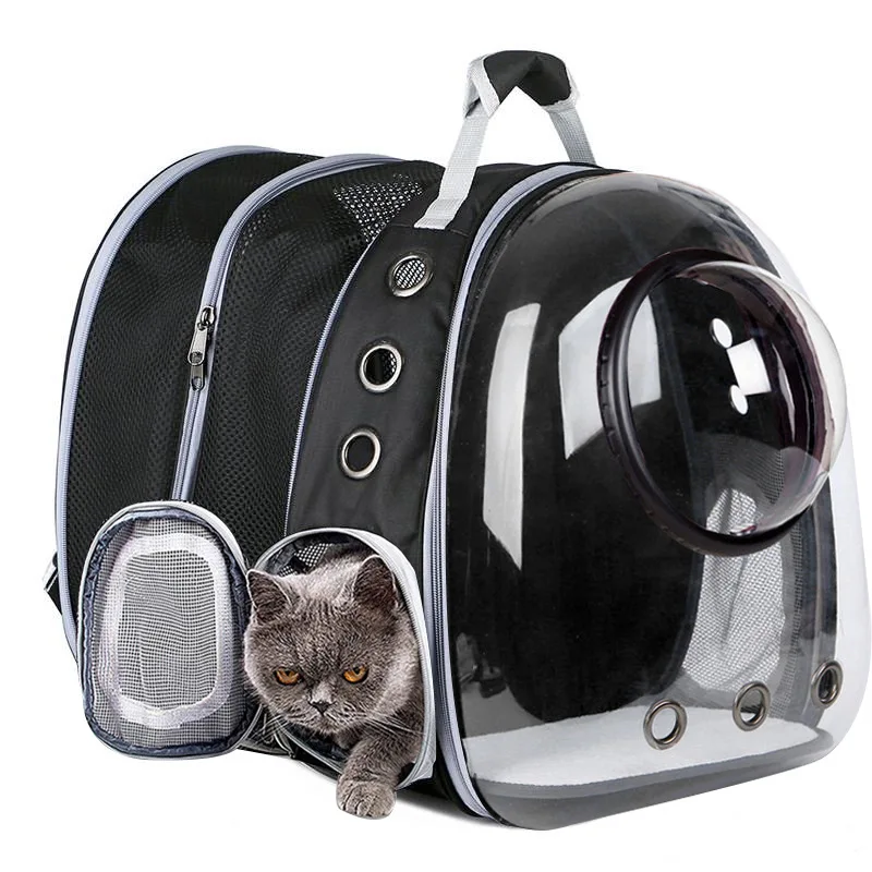 

Cat Carrier Backpack Extendable Folding Cat Backpack Carrying For Cats Small Dogs Portable Carry Bag Backpack Pet Supplies