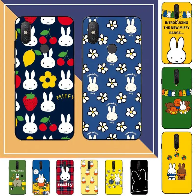 

BANDAI Miffy Phone Case for Redmi Note 8 7 9 4 6 pro max T X 5A 3 10 lite pro