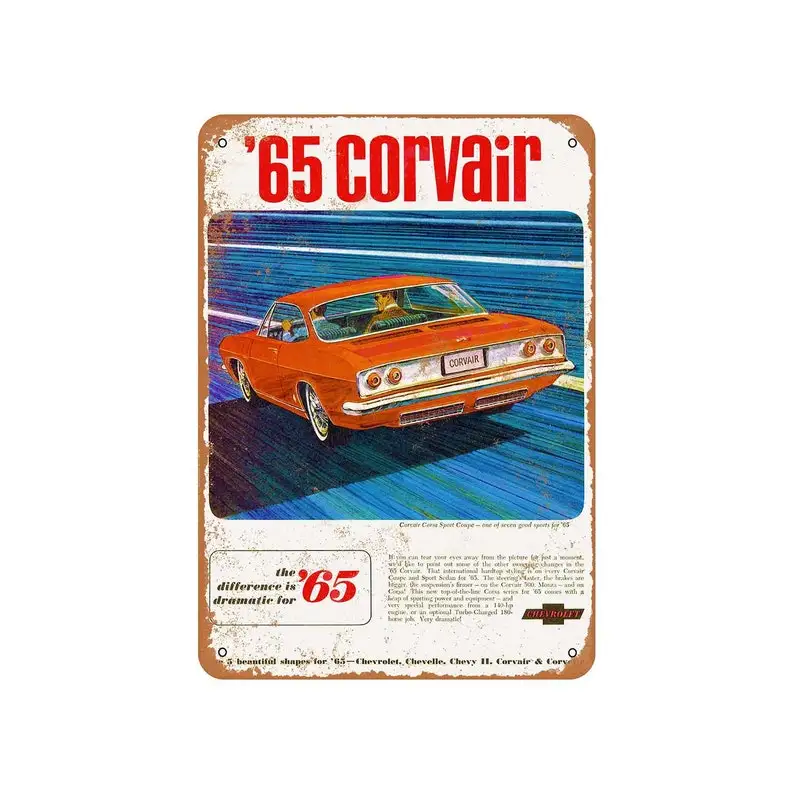 

1965 Corvair Vintage Look Metal Sign