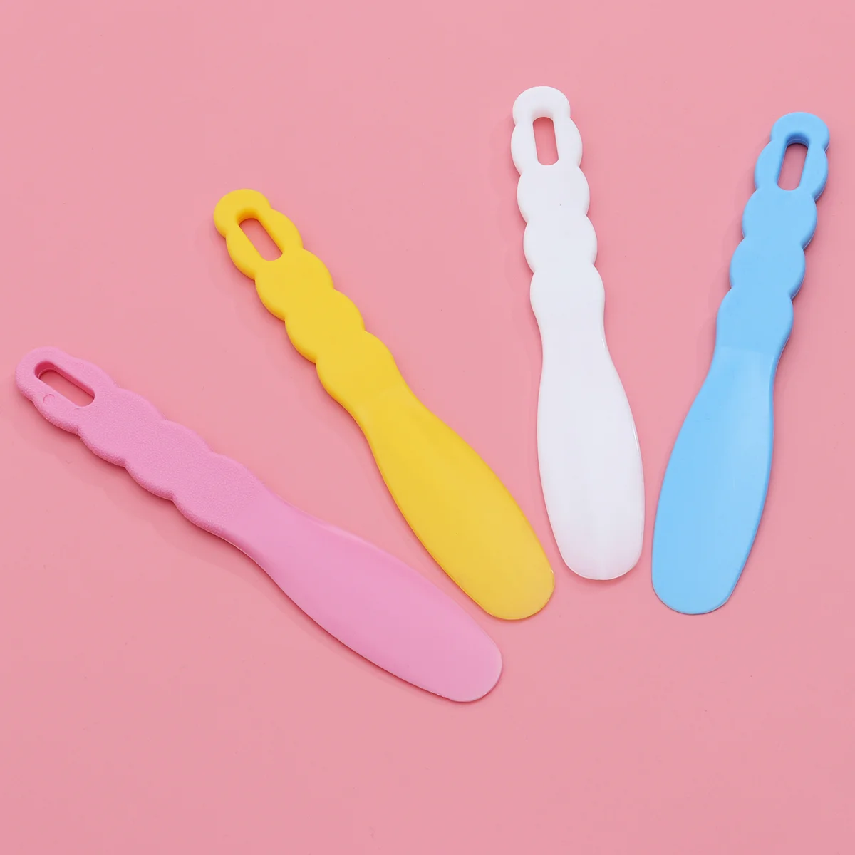 

4pcs Assorted Professional Heat-resistant Alginate Spatula Plaster Spatula Alginate Spoon Plaster Spoon