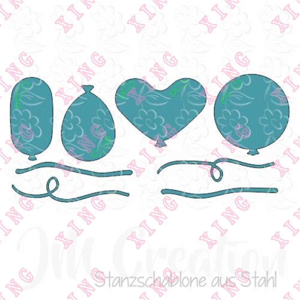 

2022 New Balloons Big Metal Cutting Dies Scrapbook Diary Decoration Stencils Embossing Template Diy Greeting Card Handmade Molds