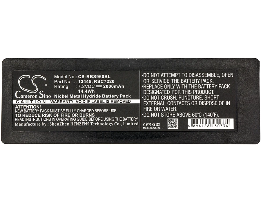 

Cameron Sino 2000mA Battery for Scanreco ,HMF,Palfinger 592,RC400,RC590,RC960 13445,16131,17162,RSC7220