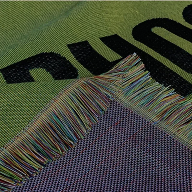 Ретро Тканые одеяло с кисточкой многоцелевой плед для улицы кемпинга пикника