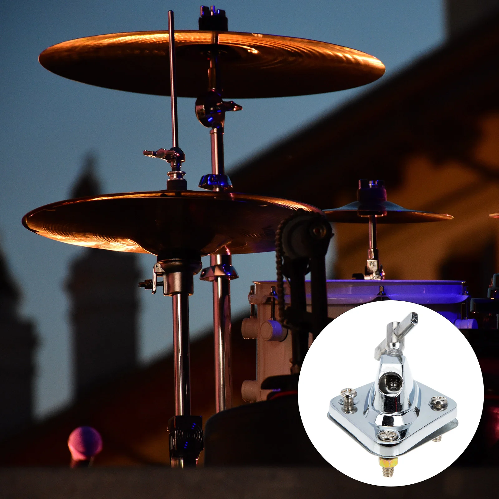 

Drum Bass Leg Bracket Mount Stand Tom Floor Cymbal Part Replacement Accessories Instrument Musical Clamp Anti Base Feet Skid