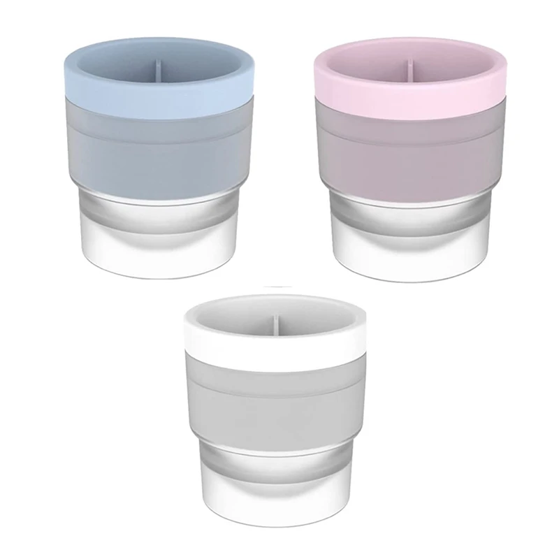 

Ice Ball Maker Mold, 3 Pack Large Ice-Cube Trays, Silicone Round Sphere Ice Molds, Whiskey Ice Mold