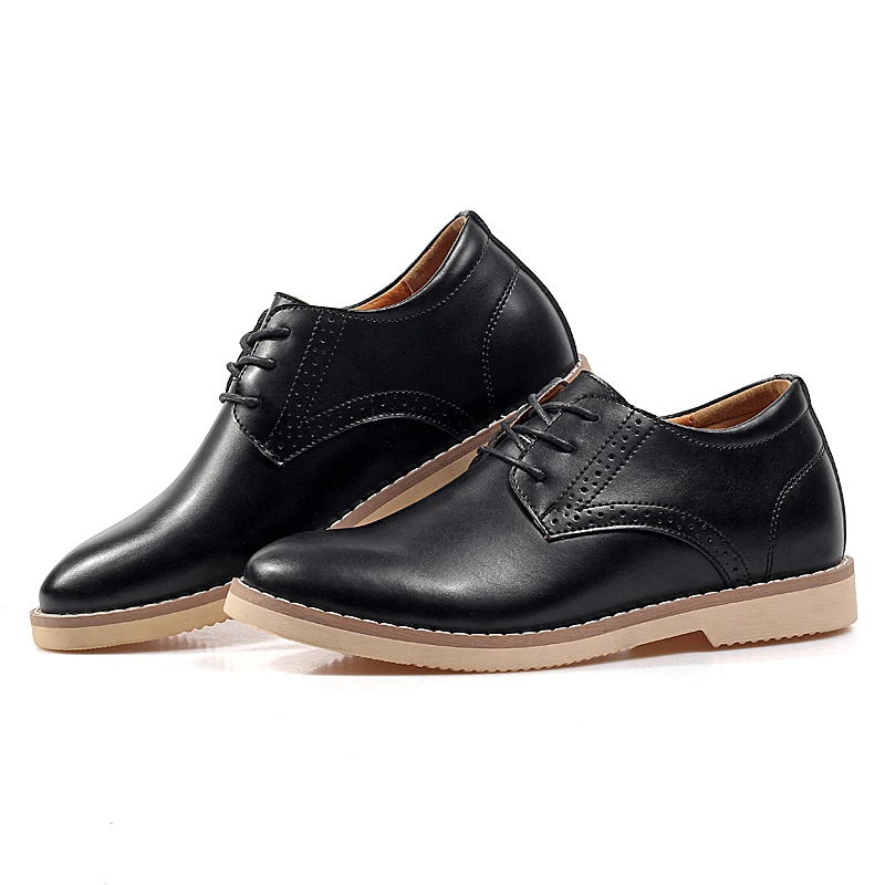

Men Genuine Leather Dress Shoes Lace Up Casual Shoes Moccasins Loafers Formal Wedding Shoes Oxford Shoes