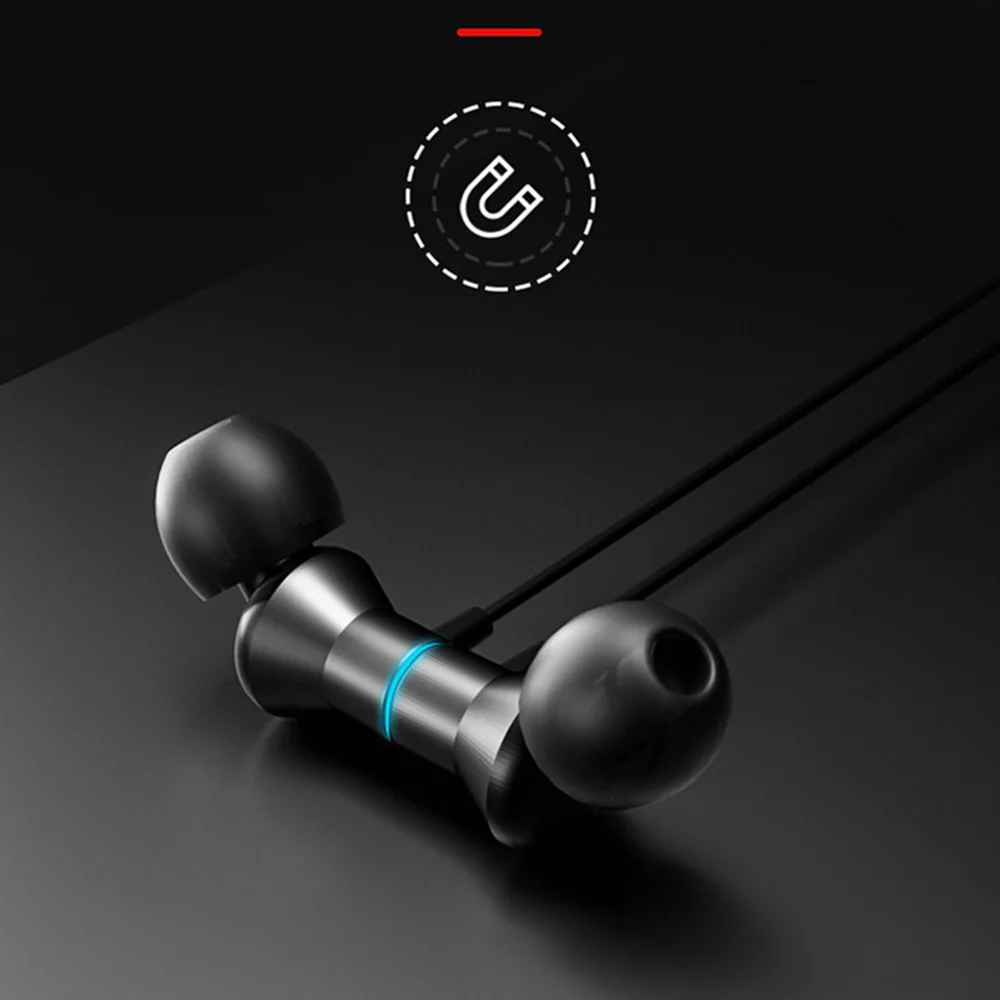 

HE05 TWS Wireless Earphones Magnetic Neckband Bluetooth 5.0 IPX5 Waterproof Headset Noise Cancelling Headphones Sports Earbuds