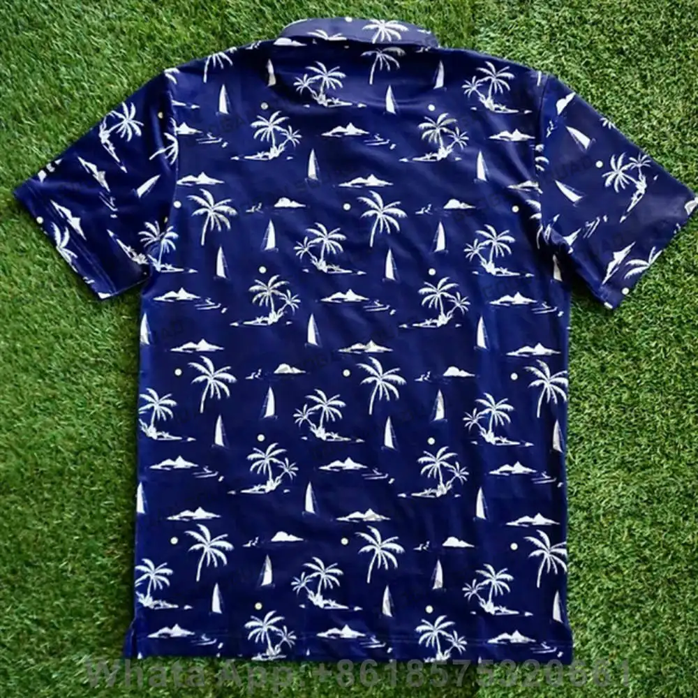 Men's Summer Golf Shirt Short Sleeves Quick Dry Breathable Casual Sports Shirt Wild Shirt Popsicle Tops F1 Racing Clothing