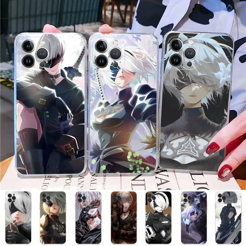 

NieR Automata Phone Case Silicone Soft for iphone 14 13 12 11 Pro Mini XS MAX 8 7 6 Plus X XS XR Cover