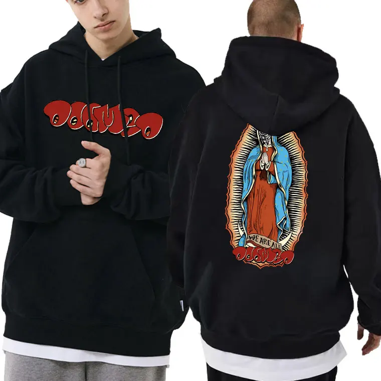 

Rapper Mf Doom Double Sided Print Hoodie Men Vintage Hoodies Men's Hip Hop Pullovers Male Oversized Sweatshirt Unisex Streetwear