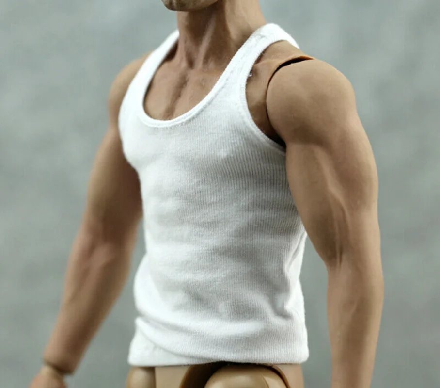 

1/6 Scale Trendy Soldier Underwear Vest Model for 12" Male Figure