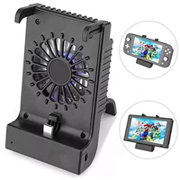 portable usb type c charging dock station with cooling fan for nintend switch lite game console for ns switch lite charger stand