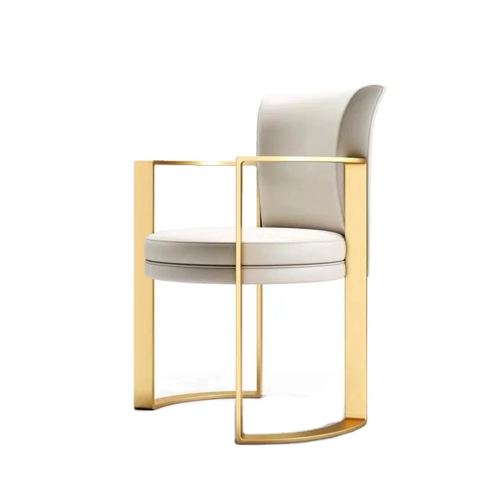 

High End Dining Room Furniture Living Room Modern Upholstery Leather Arm Chairs