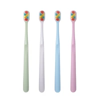 4 pieces of personal environmental protection toothbrush for oral health soft bristle wood handle toothbrush