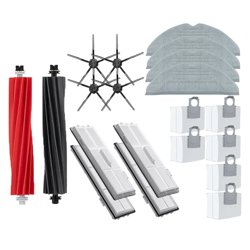 

For Roborock S8 S8 Pro Ultra S8+ Spare Parts Roller Main Side Brushes Mop Cloths HEPA Filters Dust Bags Accessories