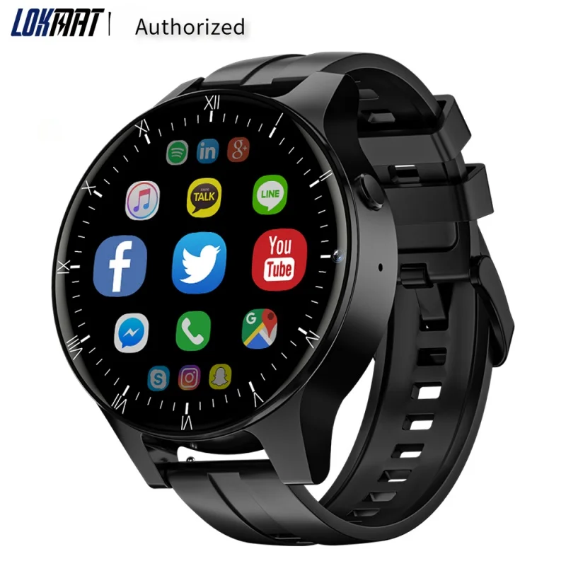 

4G LTE LOKMAT New APPLLP PRO 4GB 64GB Smartwatch Android GPS WIFI Fitness Tracking Heart Rate Monitor Smart Watch