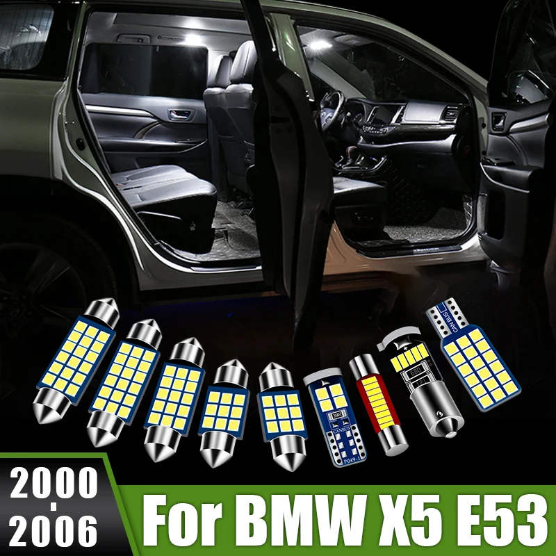 

Для BMW X5 E53 2000 2001 2002 2003 2004 2005 11 шт. интерьерное пространство автомобиля зеркальная фотолампа декоративные аксессуары
