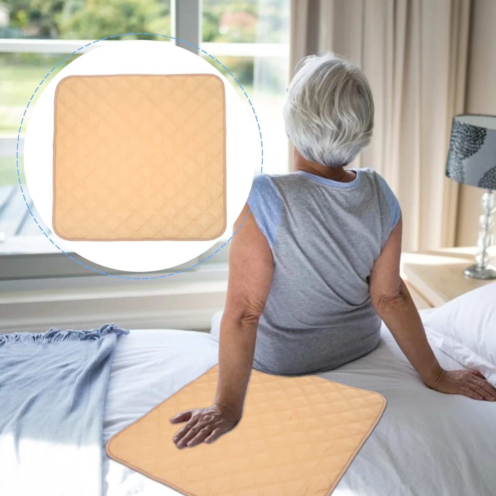 

1Pc Waterproof Urinary Pad Creative Pet Mat Incontinence Cushion (Khaki)