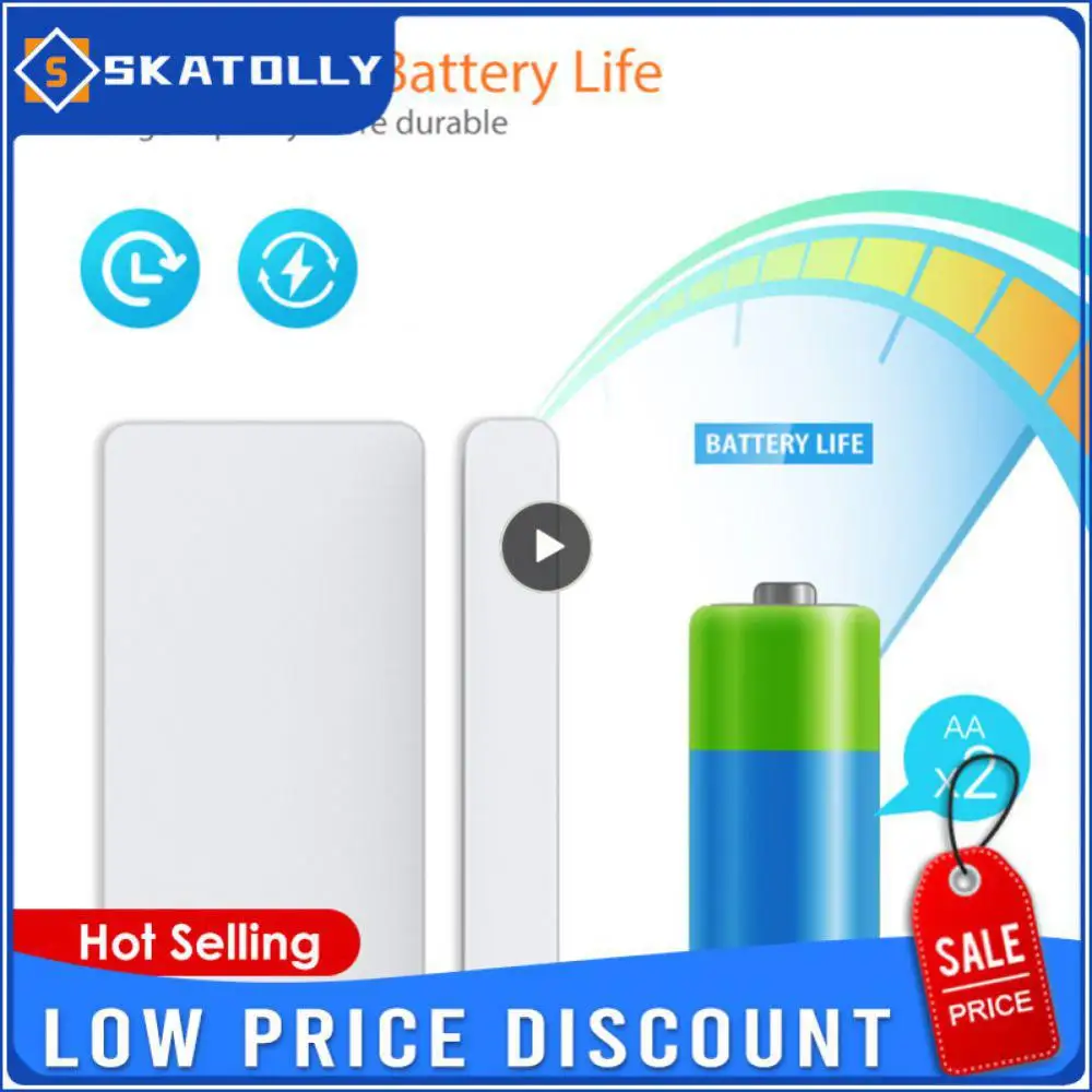 

Беспроводной пульт дистанционного управления Zigbee 3,0, 1-8 шт., детекторы открытия/закрытия дверей, 24-часовой мониторинг, датчик окон и дверей