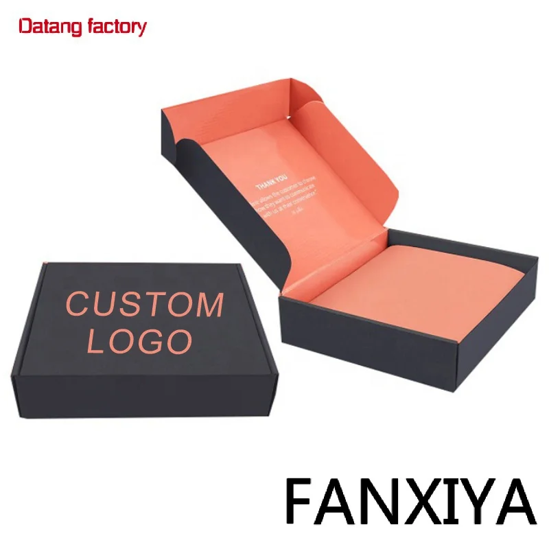 

Wholesale letter manufacturer apparel red custom shipping for packaging with logo mailer cajas de carton embalaje corrugated box