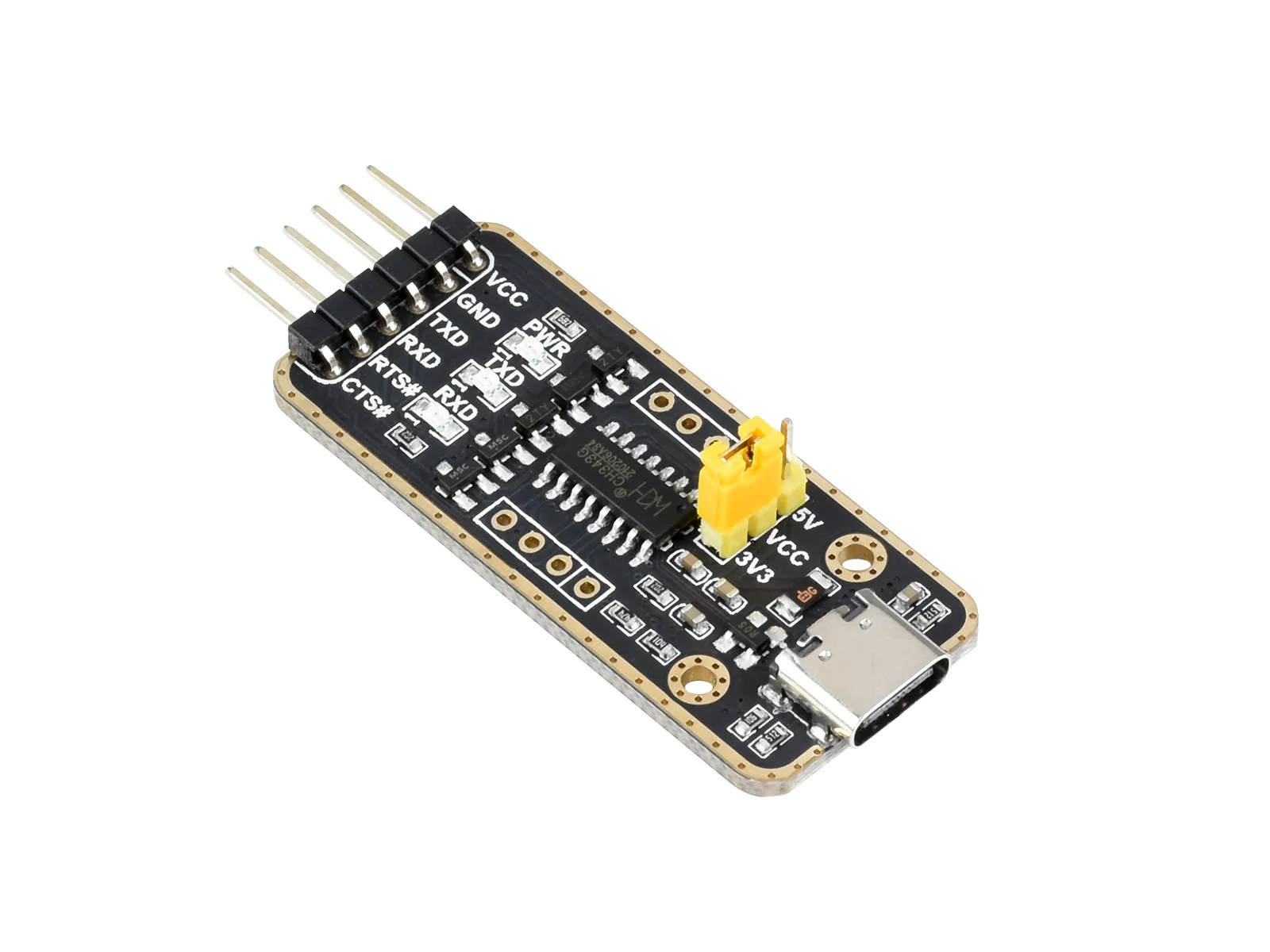 Фото Модуль Waveshare USB-UART, разъемы Micro/Mini/Type-A/Type-C, передача высокой скорости передачи данных, применимо для нескольких устройств №5