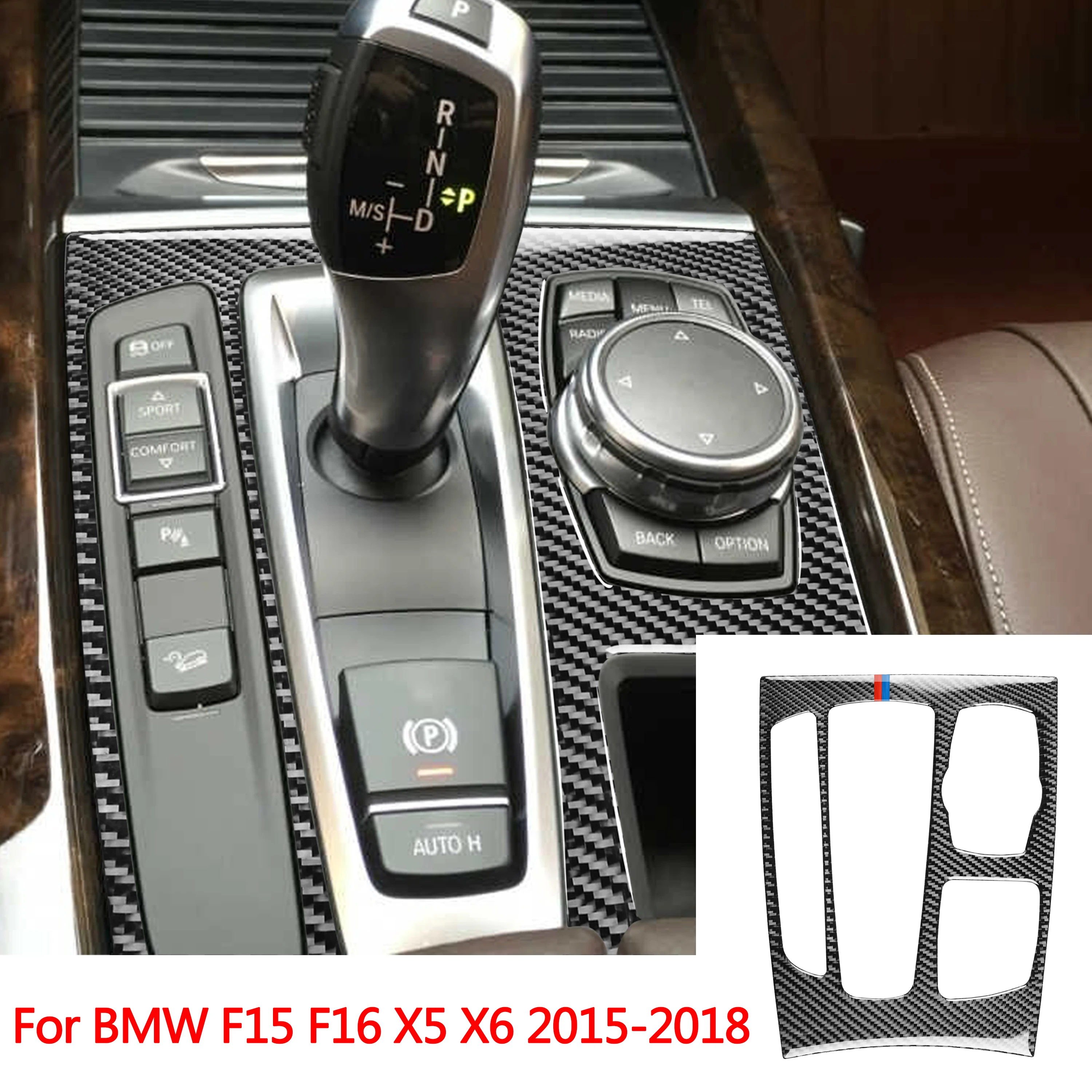 

Наклейка на панель коробки переключения передач для BMW F15 F16 X5 X6, внутренняя отделка 2015-2018