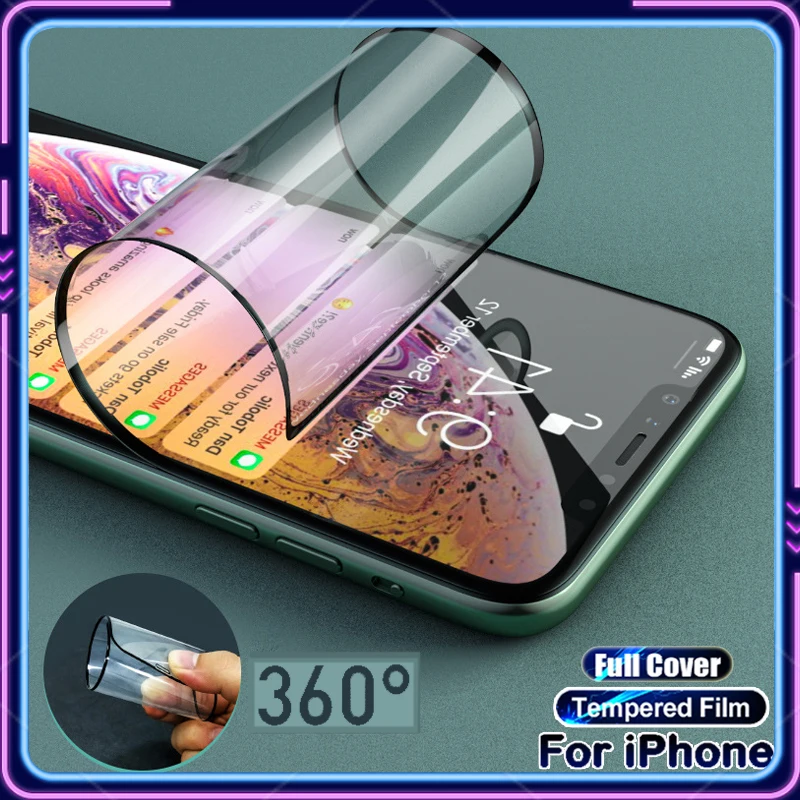 

Protection Ceramic Tempered Film For iPhone 15 14 13 12 11 Pro Max Screen Protector Film7 8 6S Plus XS XR Protective film