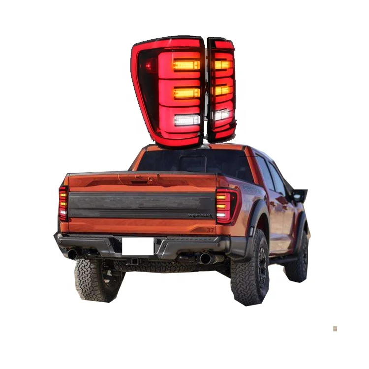 

2021 LED Taillight Rear Lamp for F150 Tail Light Pickup Truck 3RD Brake Turn Signal Smoke Light Auto Parts