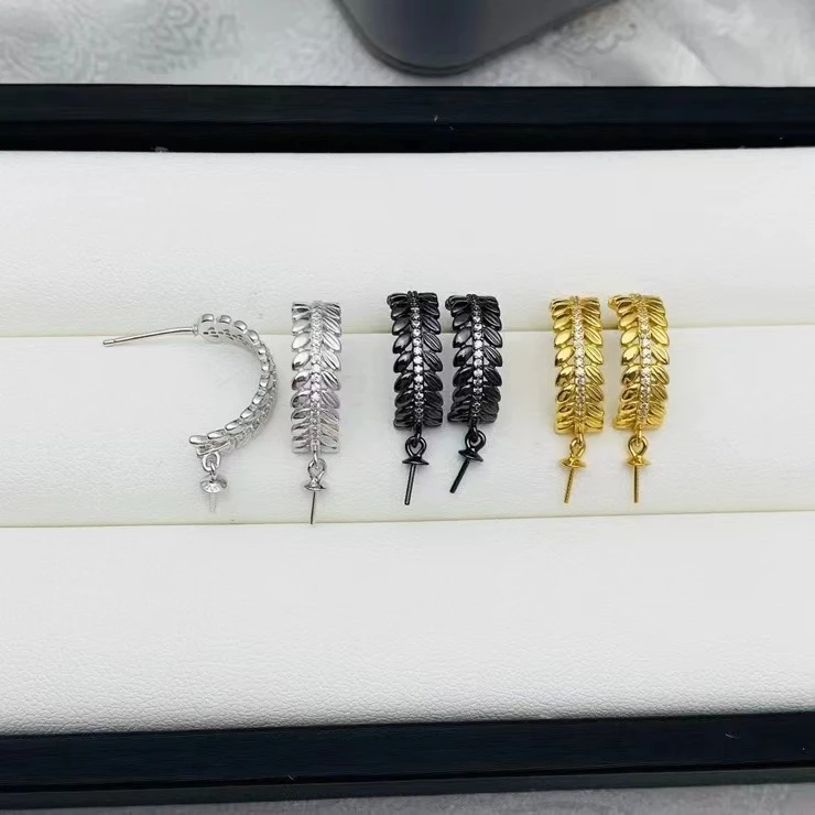 Оптовая продажа серьги из стерлингового серебра 925 пробы фурнитура для крепления