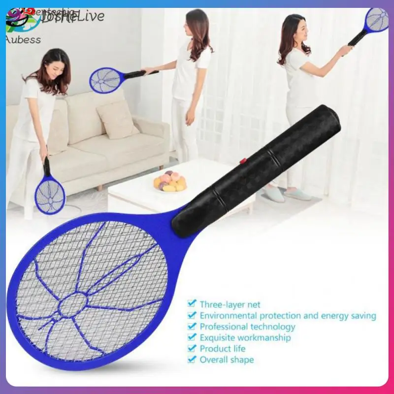 

Handheld Insects Killer Portable Swatter Racket Cordless Pest Control Mosquitos Killer Home Accessories Tools Lightweight Summer