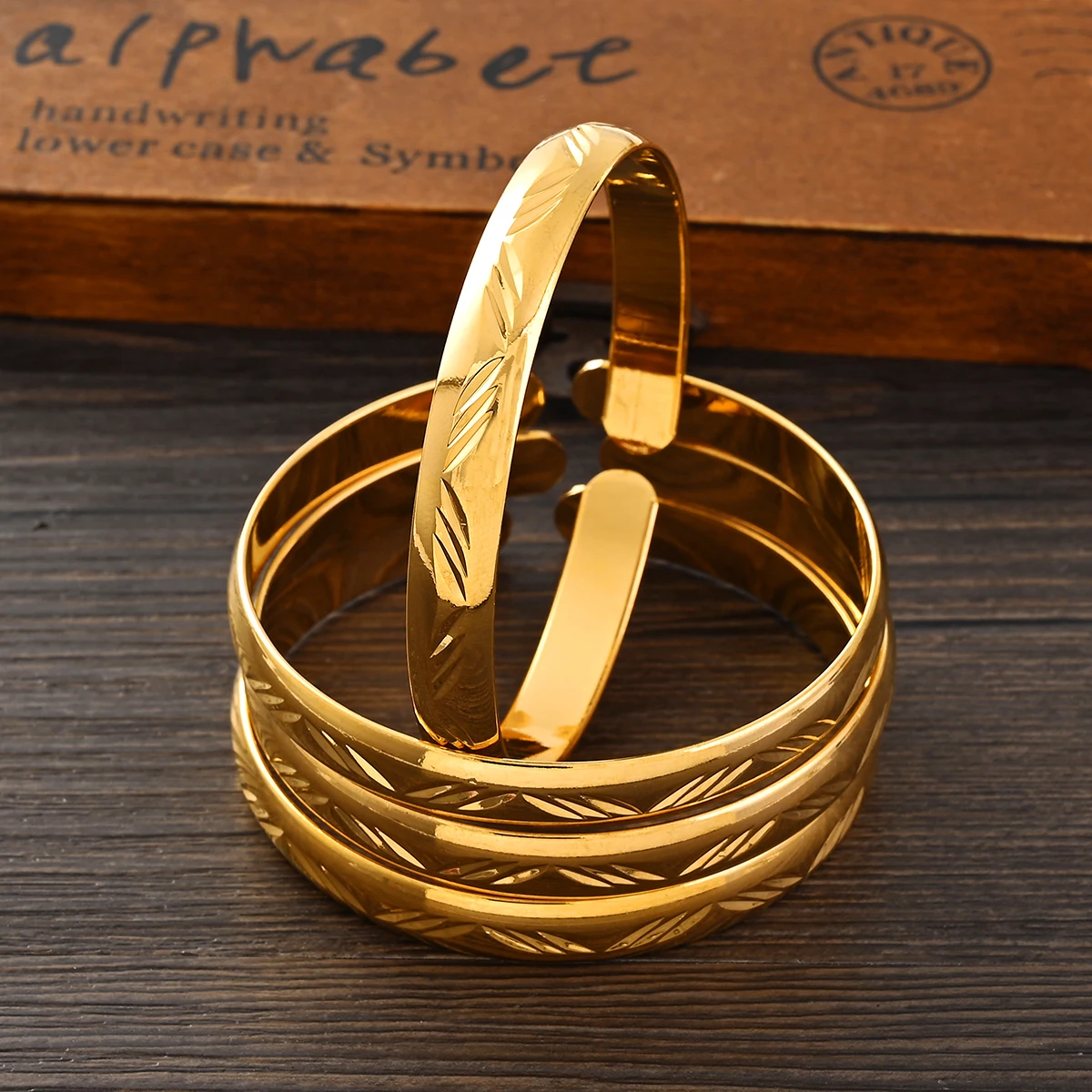 4 шт. женские индийские браслеты в эфиопском стиле