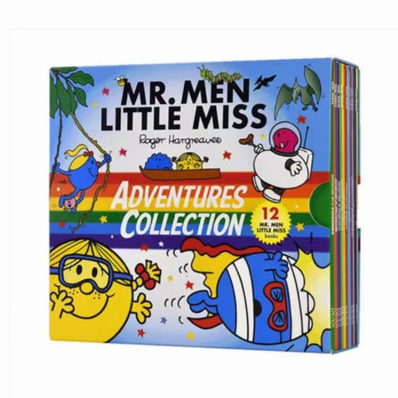 

Mr. Men & Little Miss Adventures Collection 12 Books Box Set by Roger Hargreaves
