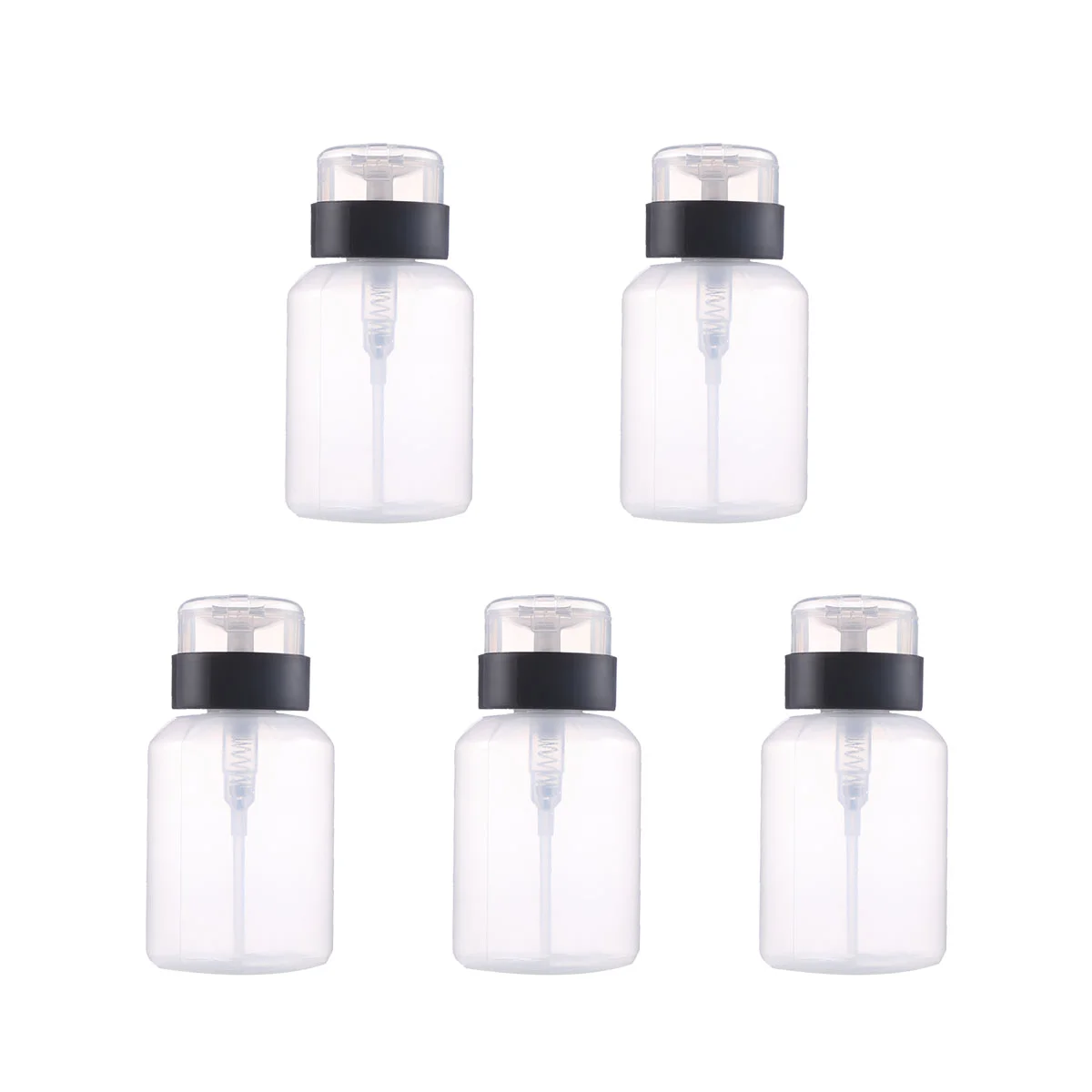 

210 Ml Subpackage Bottle Nail Polish Remover Press Bottles Automatic Soap Dispenser Foam Pump