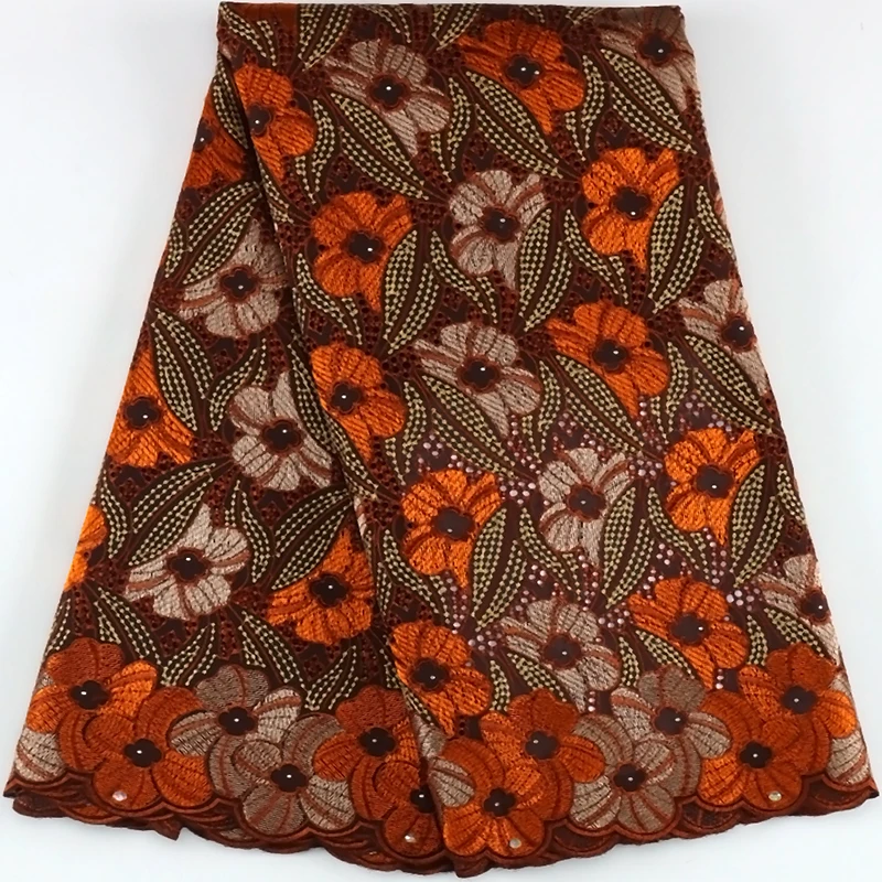 Швейцарская вуаль кружева в Швейцарии 2023 высокое качество 5 ярдов Африканское