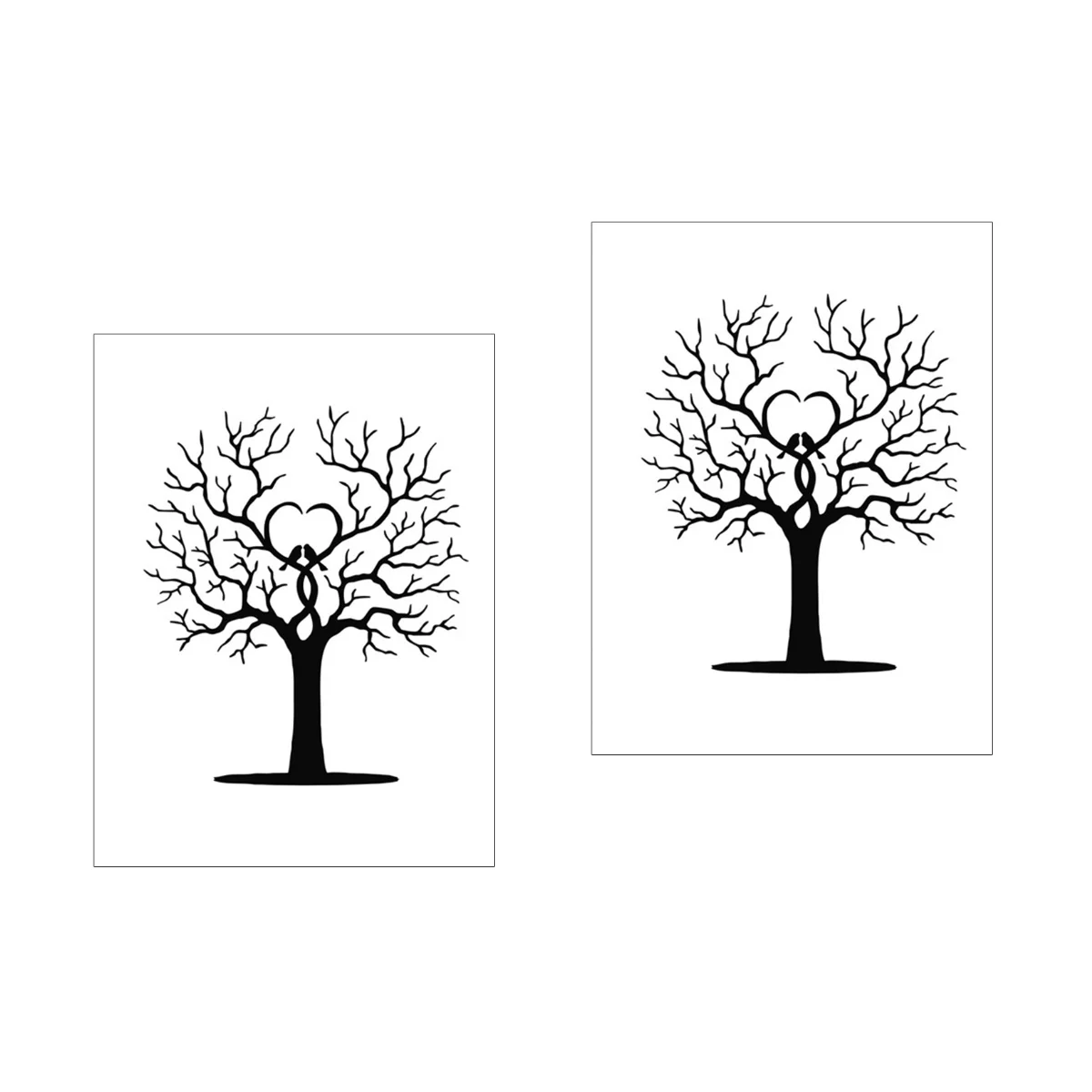 

Fingerprint Treebaby Shower Wedding Fingerprints Signing Canvas Guest Book