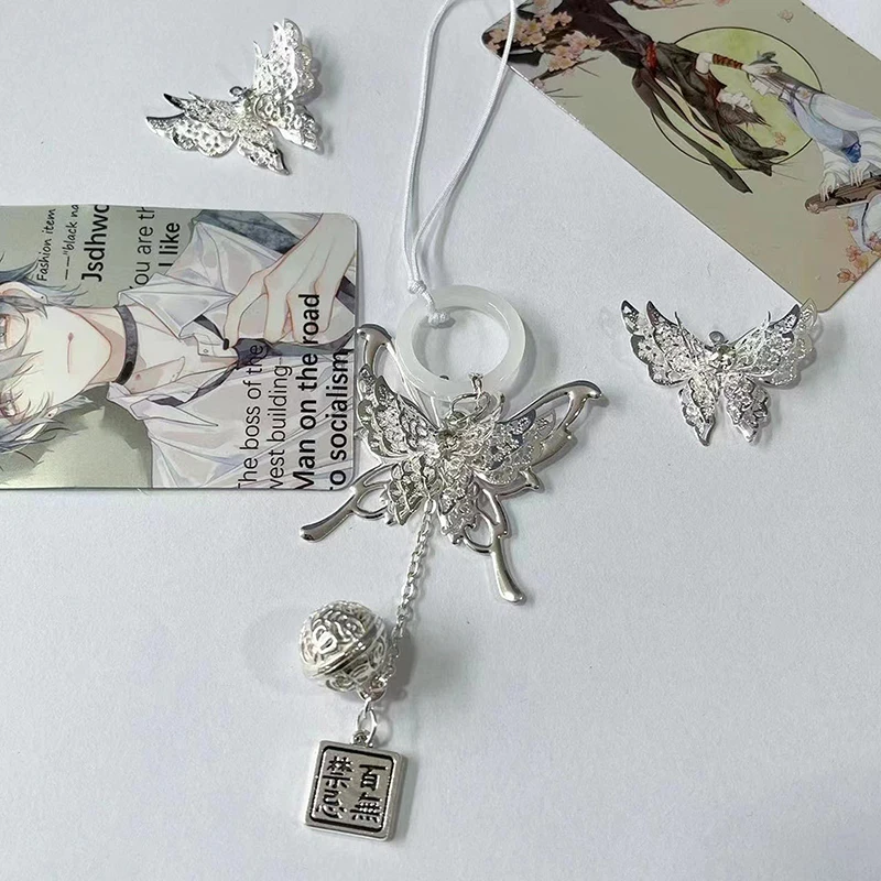 Подвеска в китайском стиле с изображением бабочки цепочка для телефона