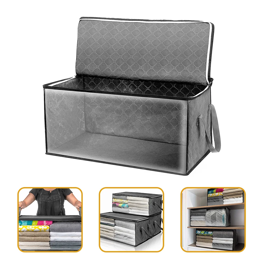 

Quilt Storage Bag Large Capacity Quilts Box Toy Bags Folding Wardrobe Clothes Household Container Bins Foldable Garment
