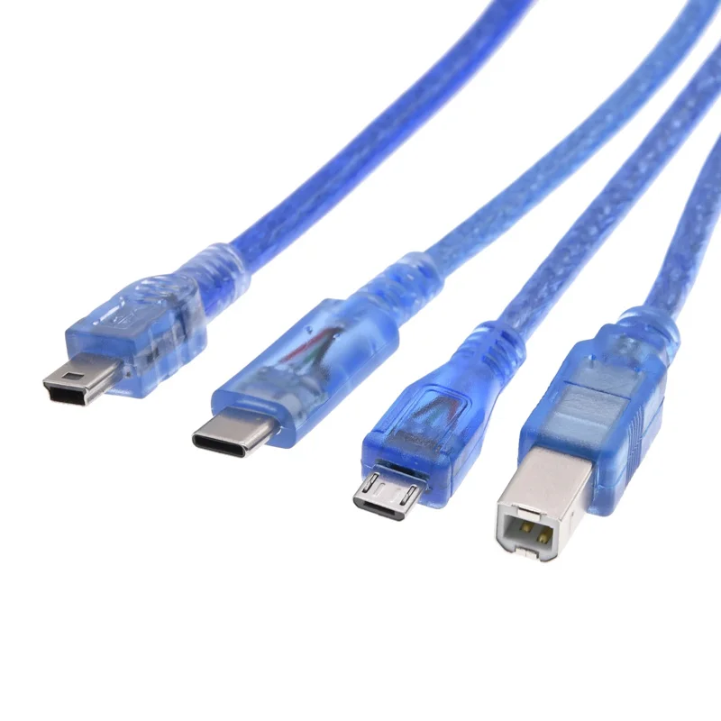 Синий кабель USB-принтера для Aarduno 2560 из-за micro mini typec one